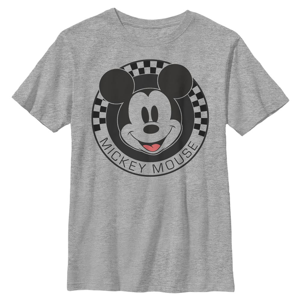 Boy's Disney Mickey Mouse Checkered T-Shirt