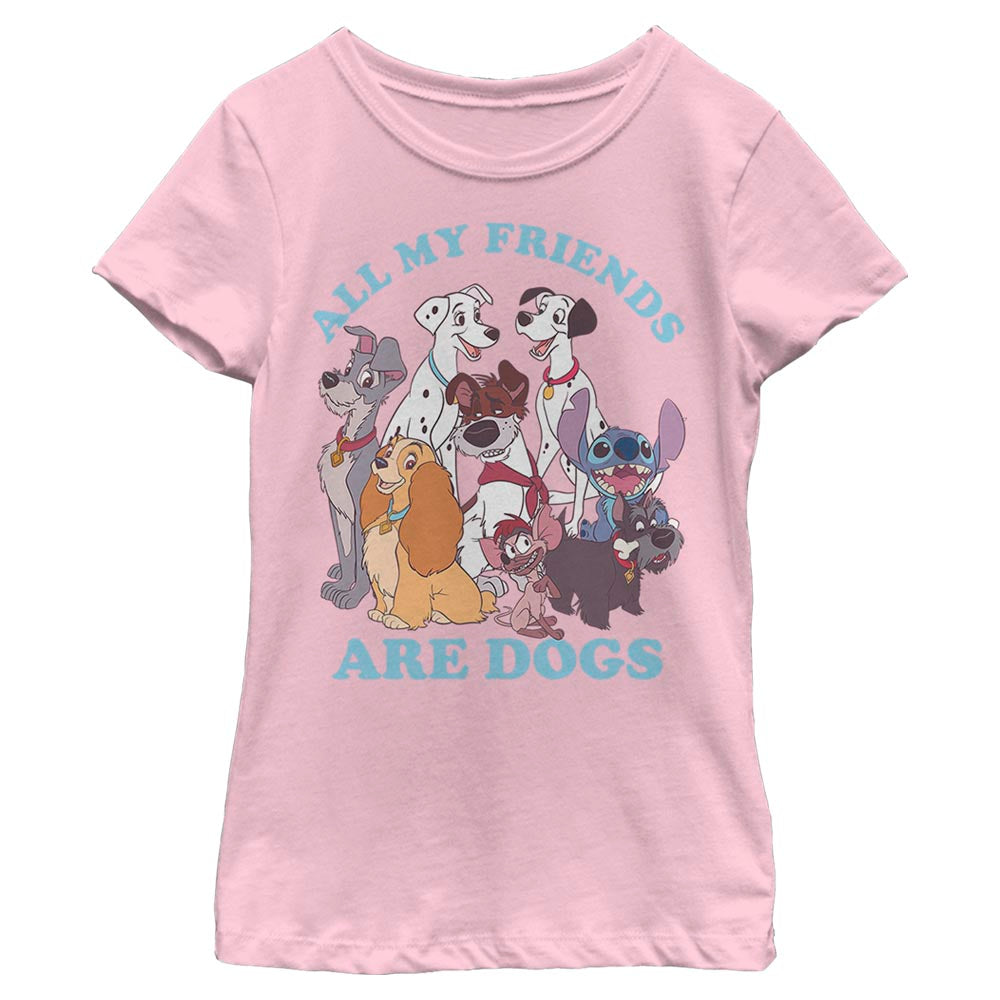 Girl's Disney Dog Friends T-Shirt