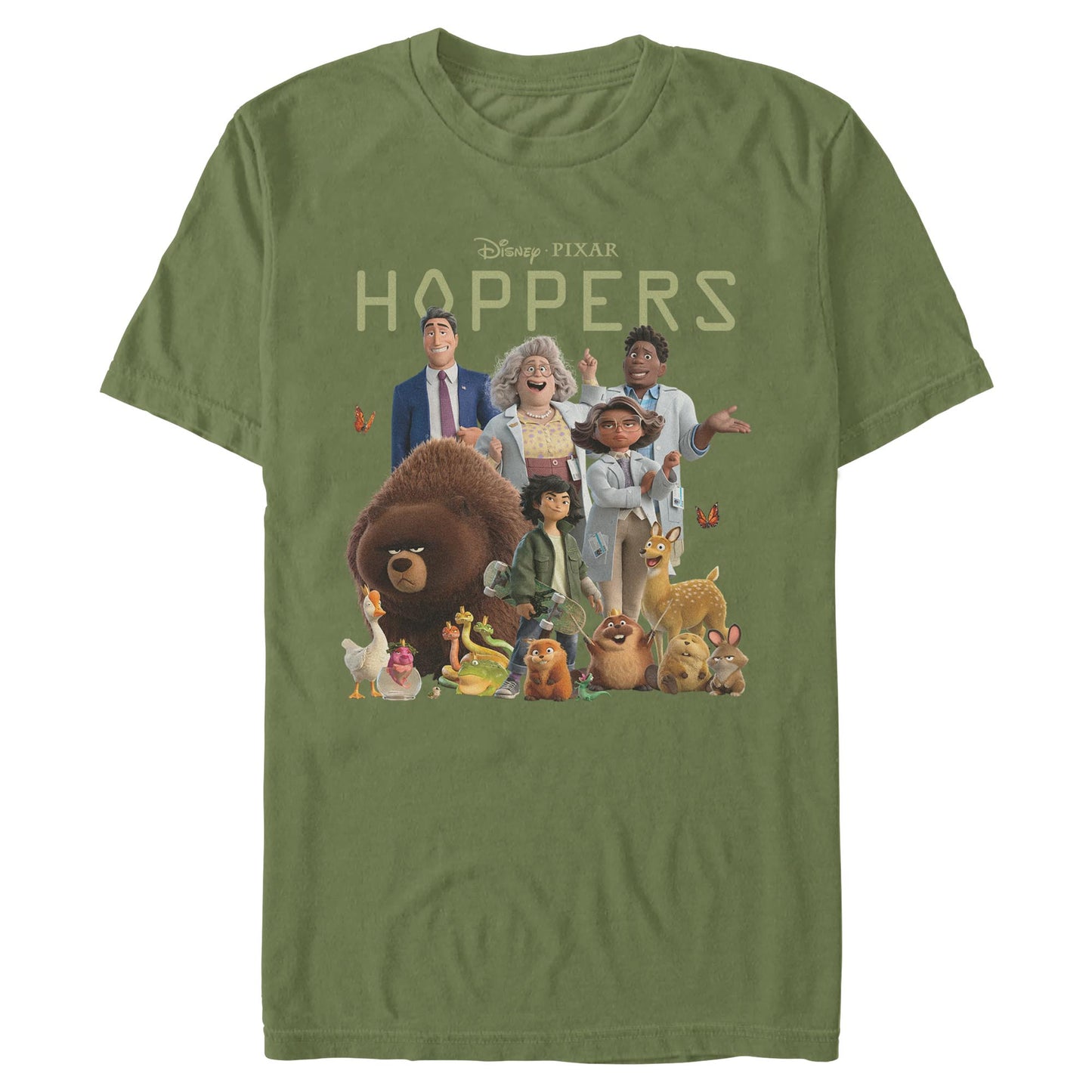 Men's Pixar Hoppers Group Shot T-Shirt