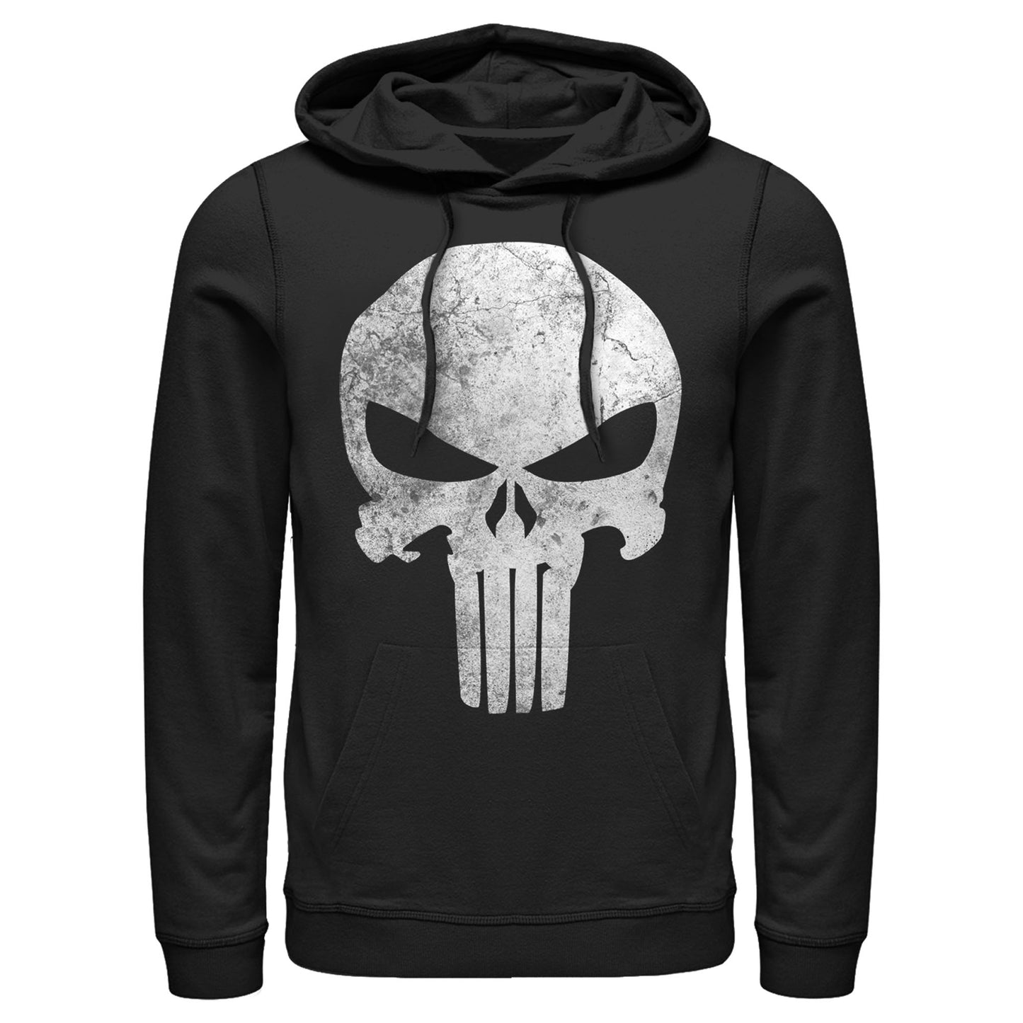 Men's Marvel Punisher Distressedskull Lightweight Hoodie
