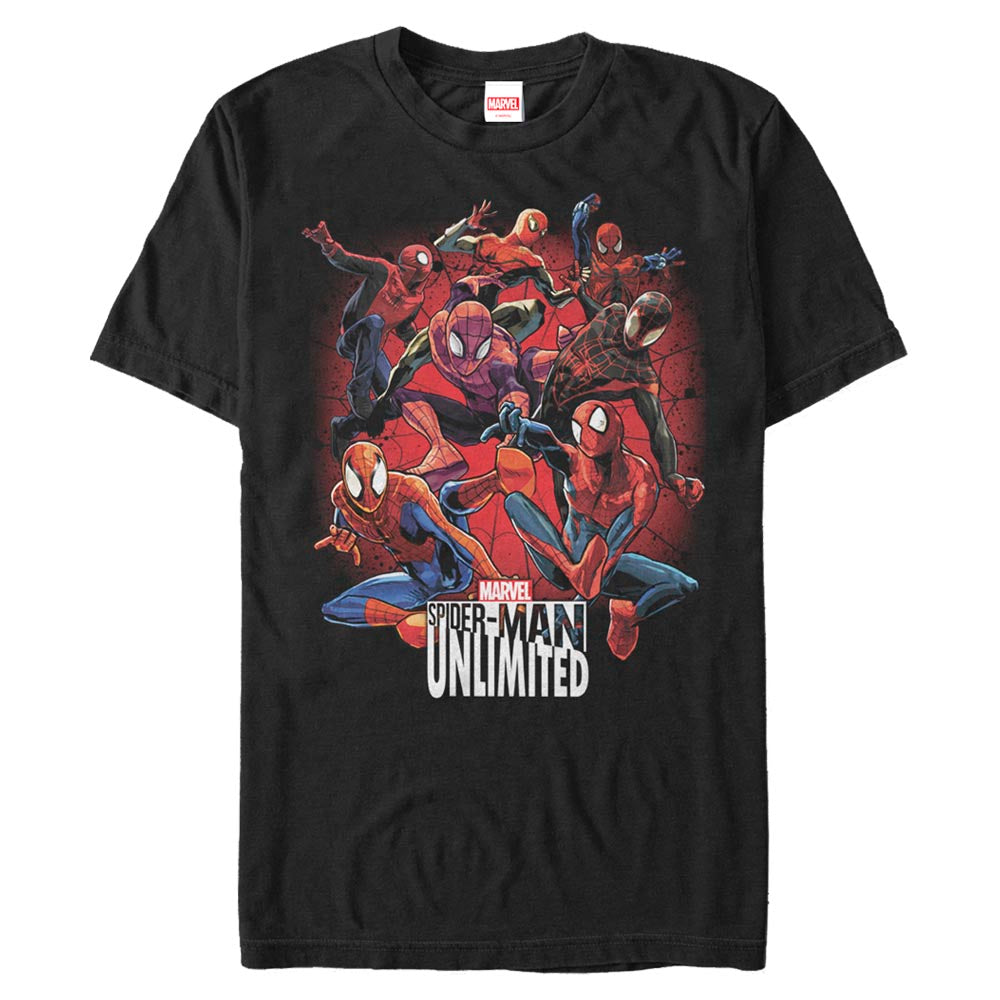 Men's Marvel Spider-Men Pose T-Shirt