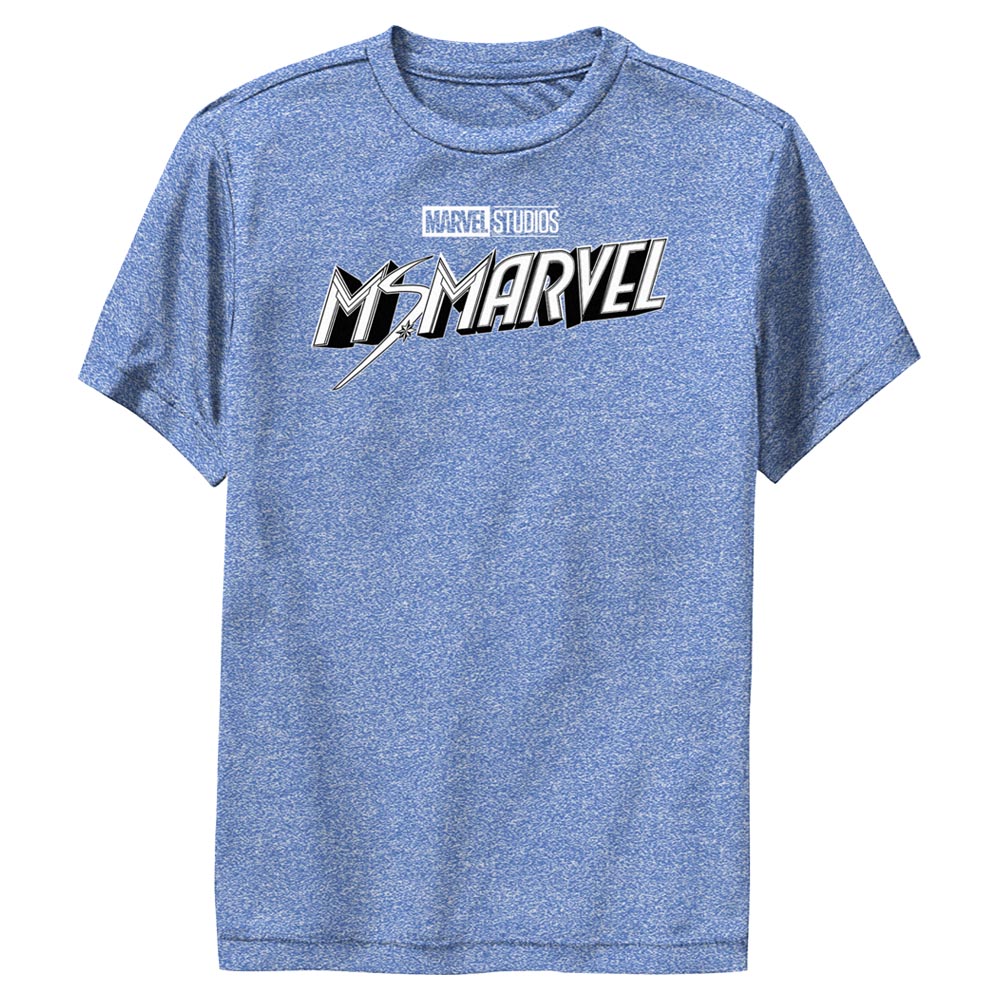 Boy's Marvel Black And White T-Shirt