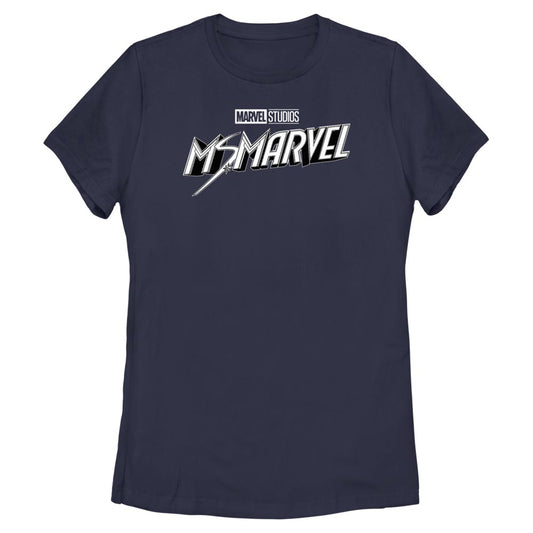 Women's Marvel Black And White T-Shirt