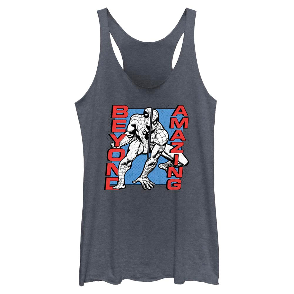 Junior's Marvel Beyond Amazing Panel Tank Top