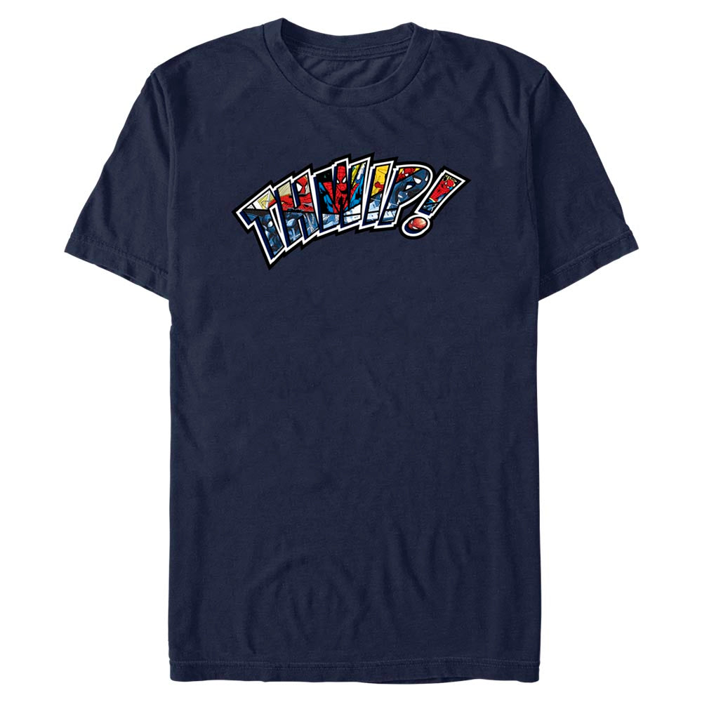 Men's Marvel Thwip Spidey Panels T-Shirt