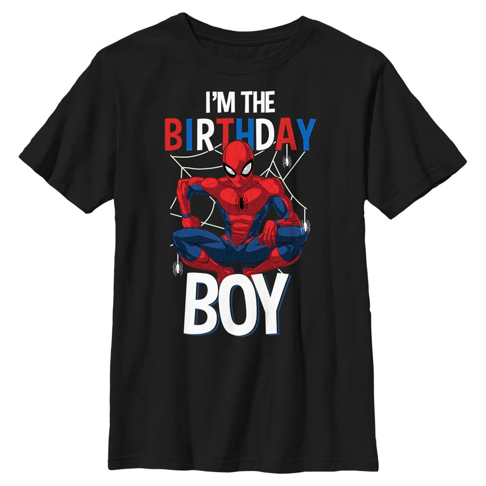 Boy's Marvel Birthday Spider T-Shirt