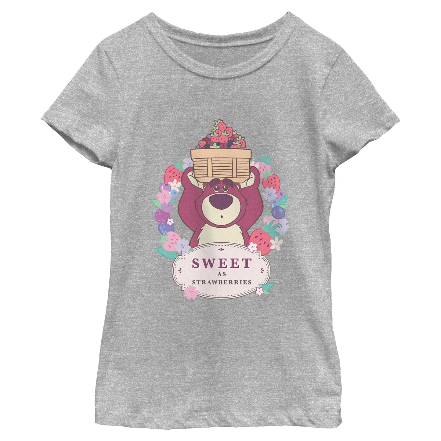 Girl's Disney Sweet As Strawberries T-Shirt