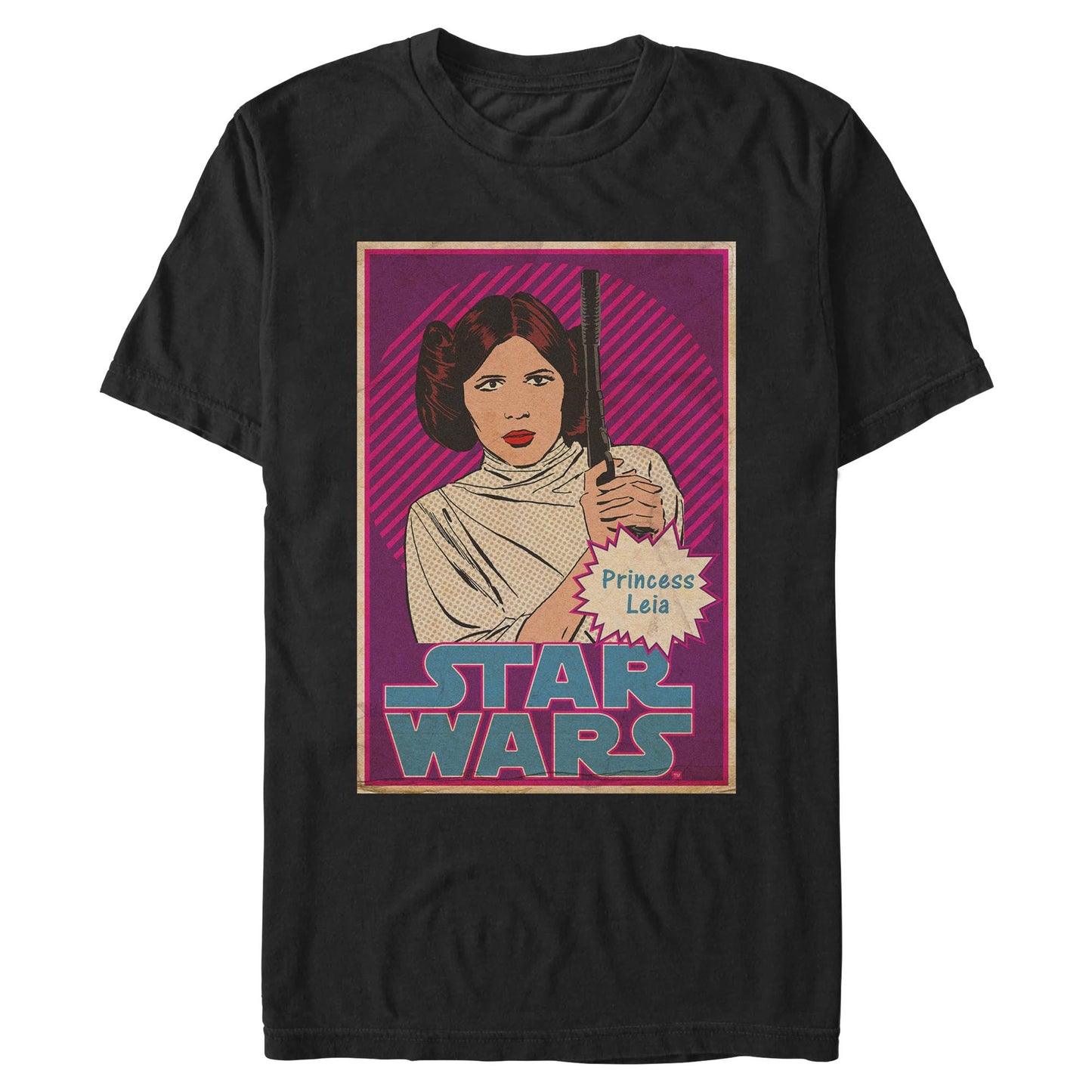 Men's Star Wars Leia Card T-Shirt