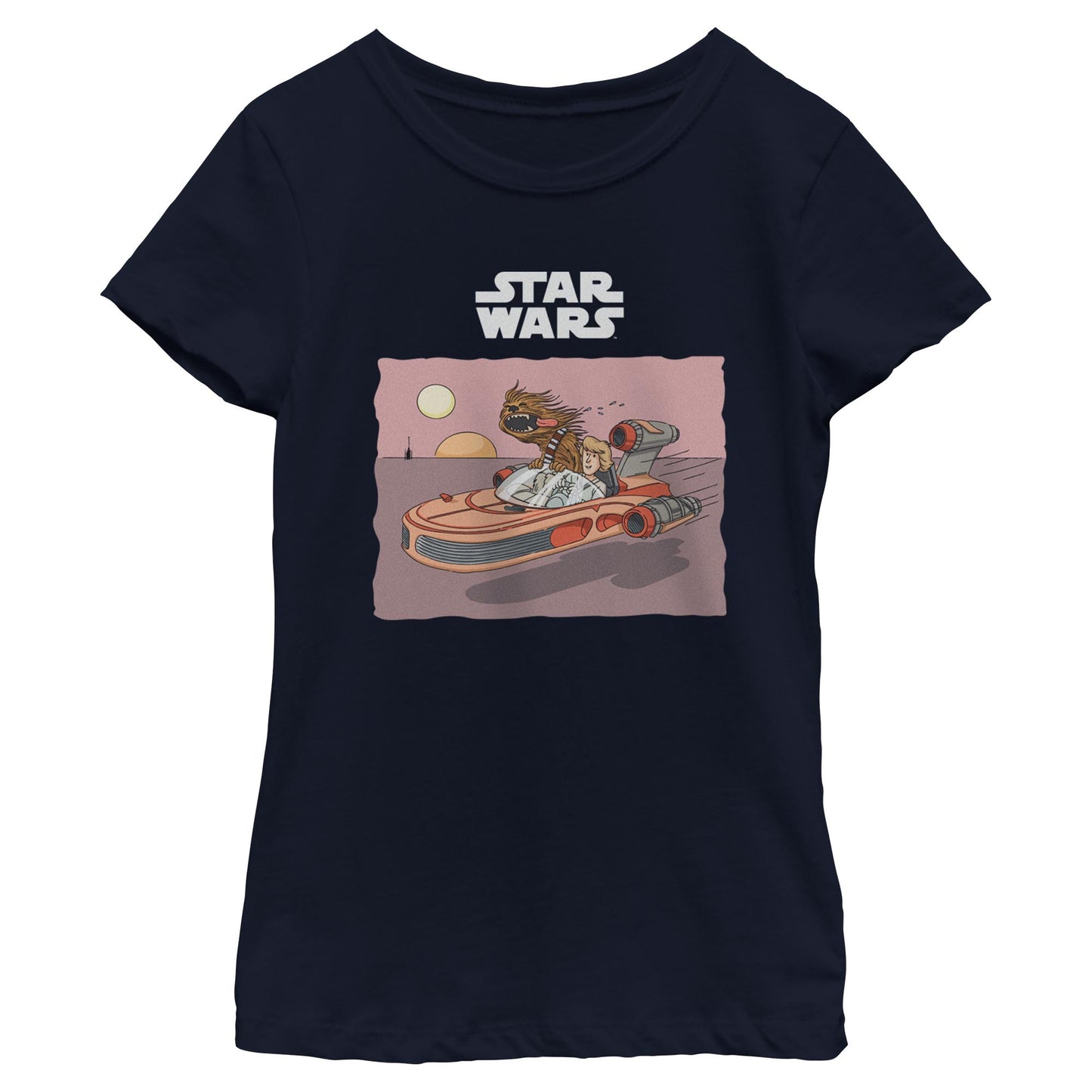Girl's Star Wars Friends Traveling T-Shirt