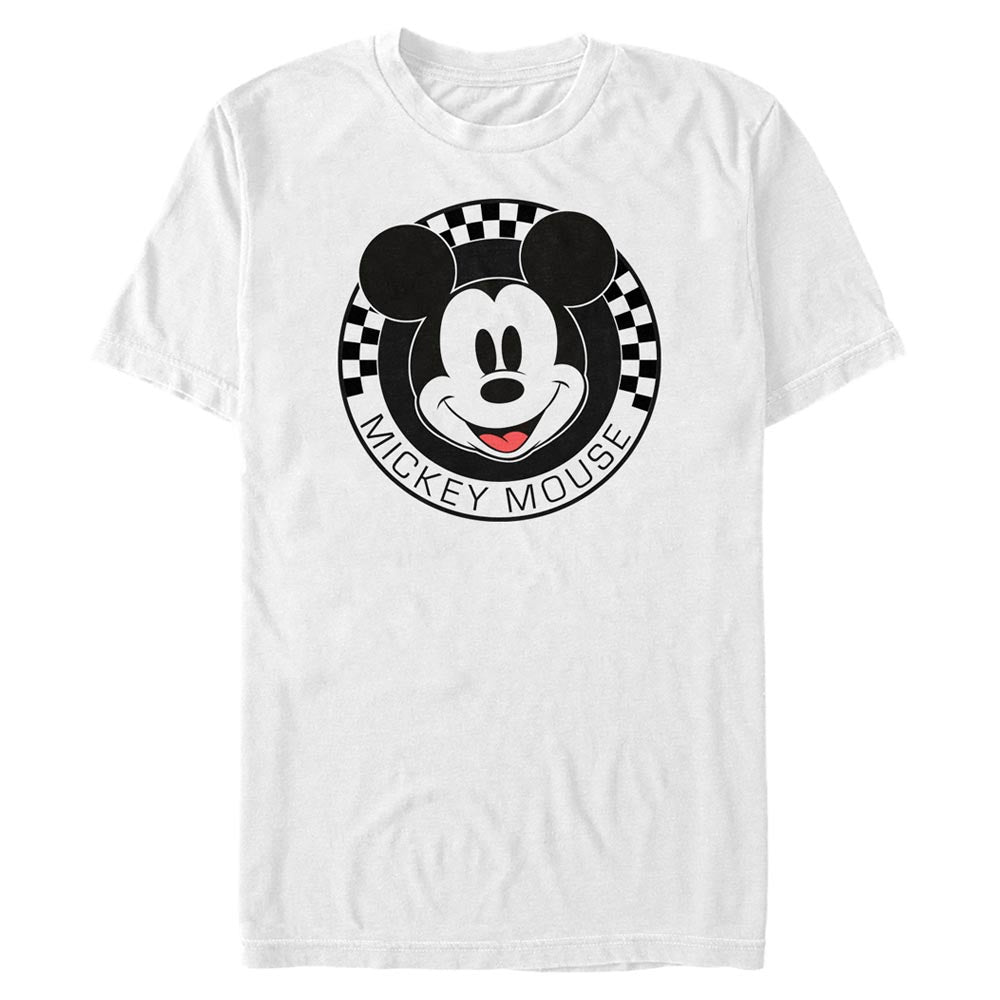 Men's Disney Mickey Mouse Checkered T-Shirt