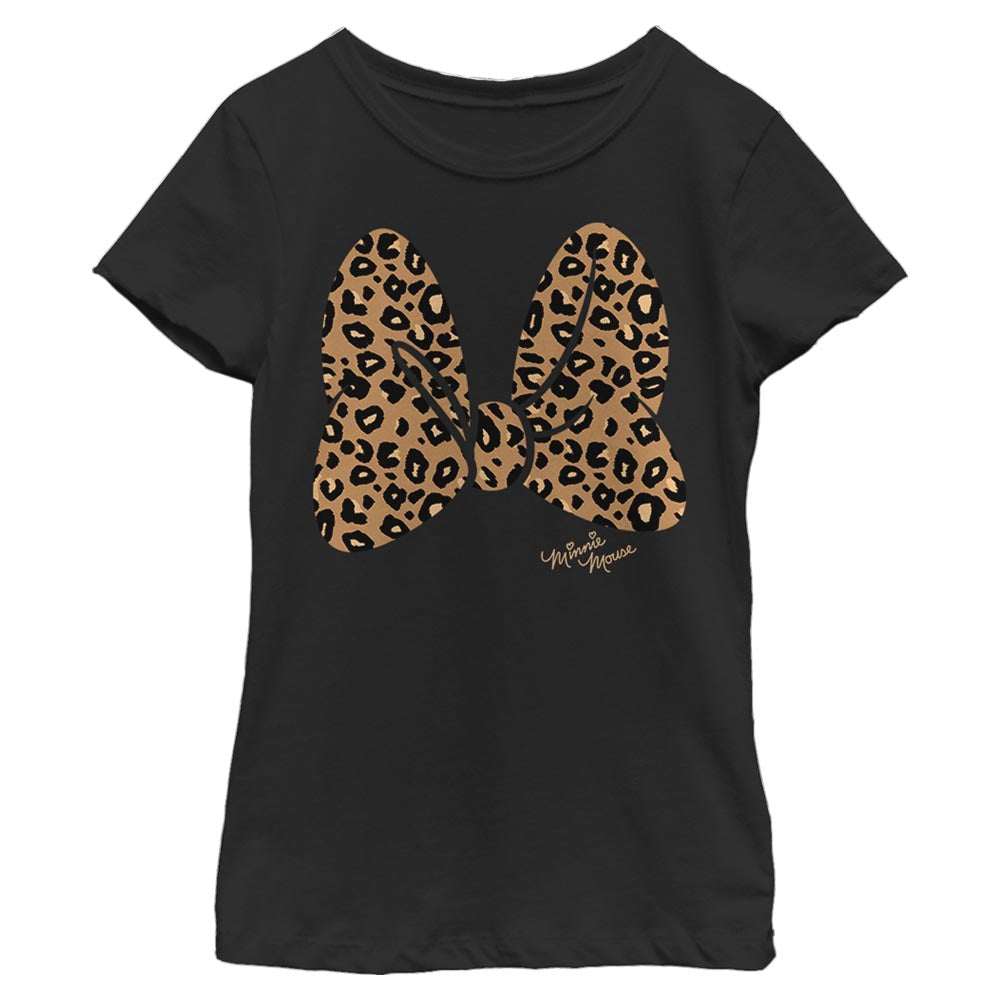 Girl's Disney Animal Print Bow T-Shirt