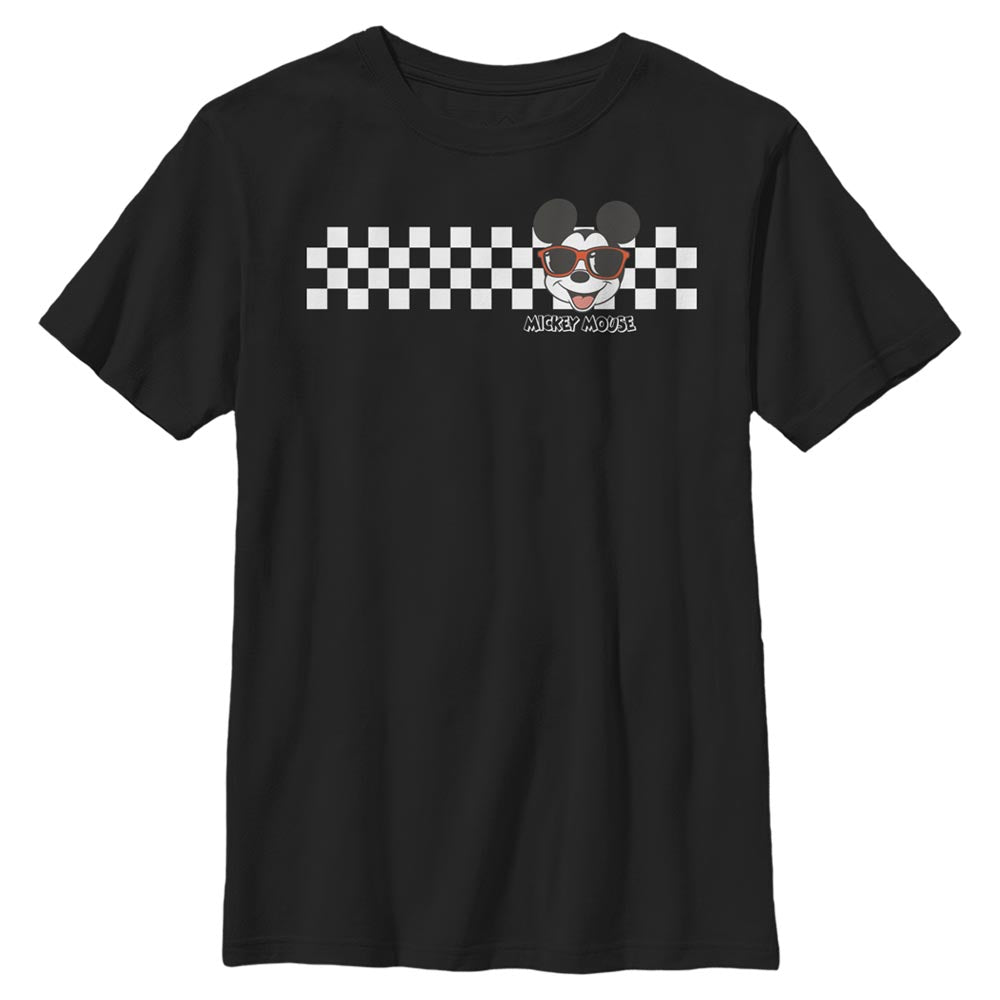 Boy's Disney Mickey Checkers T-Shirt