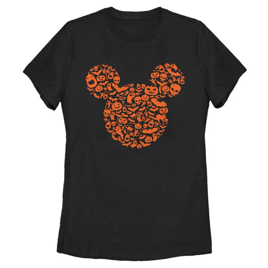Women's Disney Mouse Ears Halloween Icons T-Shirt