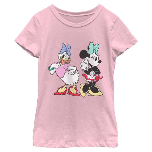 Girl's Disney Daisy And Minnie Mouse T-Shirt