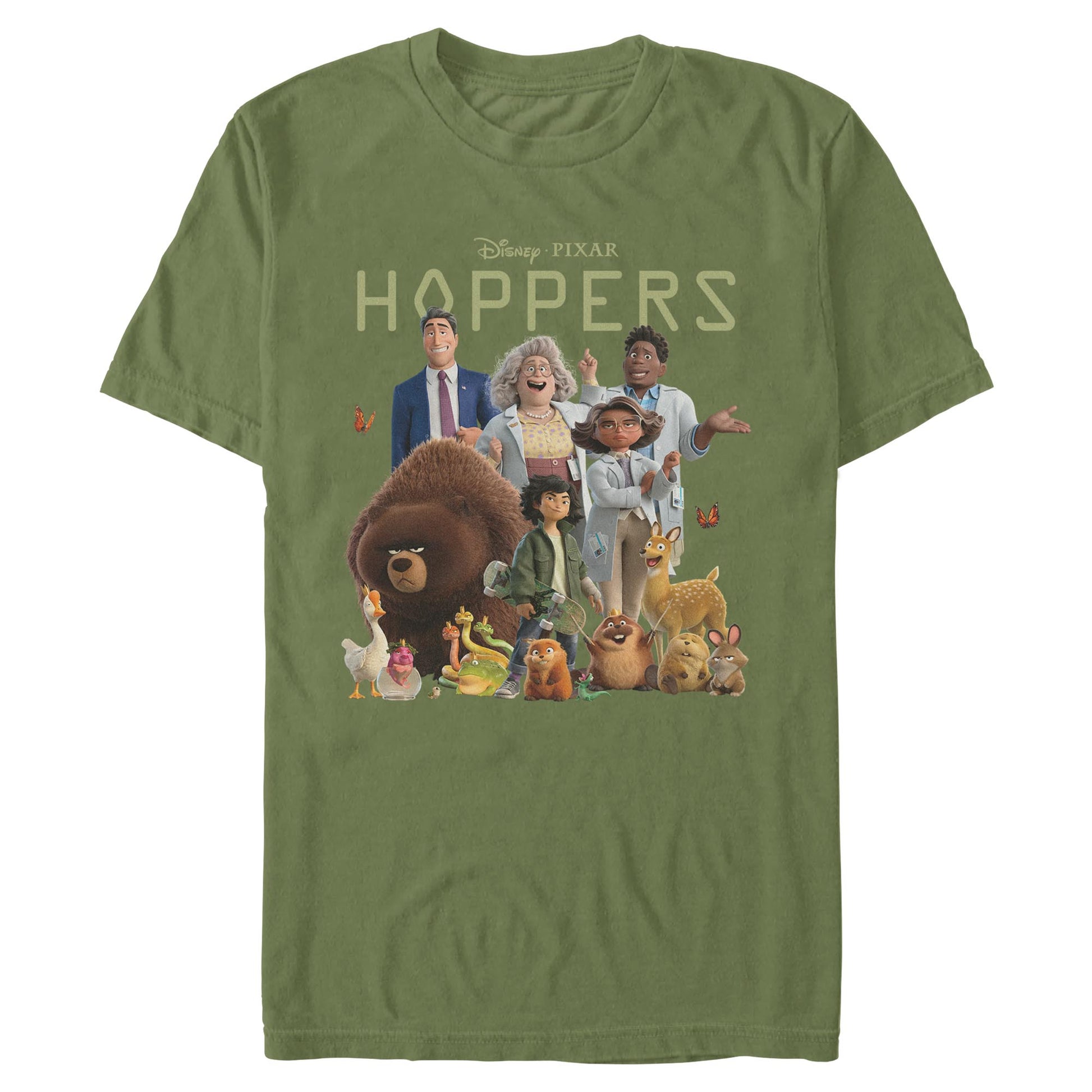 Men's Pixar Hoppers Group Shot T-Shirt