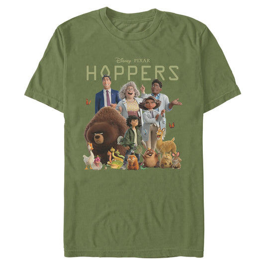Men's Pixar Hoppers Group Shot T-Shirt