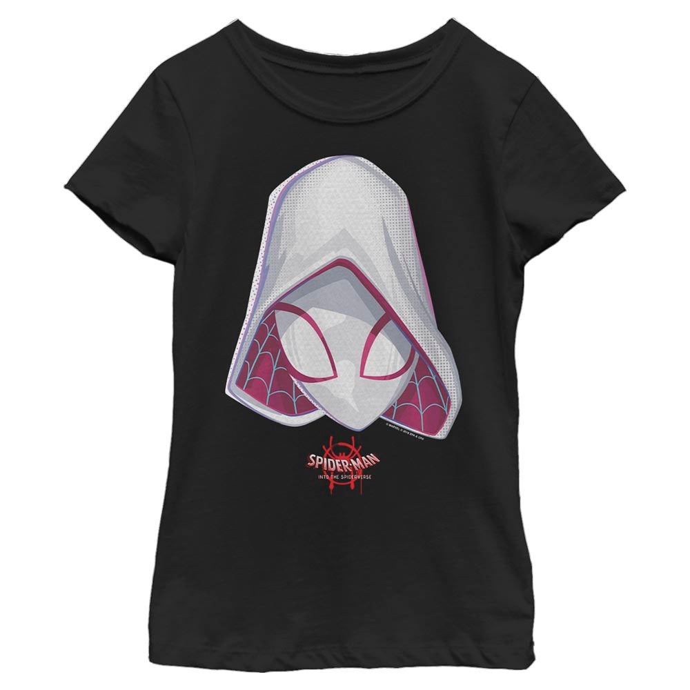 Girl's Marvel Gwen Face T-Shirt
