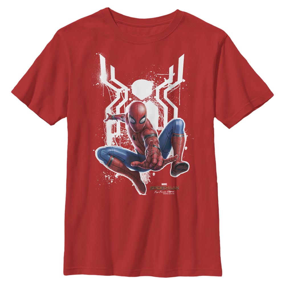Boy's Marvel Painted Spider T-Shirt