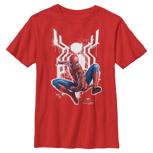 Boy's Marvel Painted Spider T-Shirt