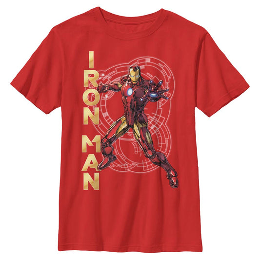 Boy's Marvel Ironman Tech T-Shirt