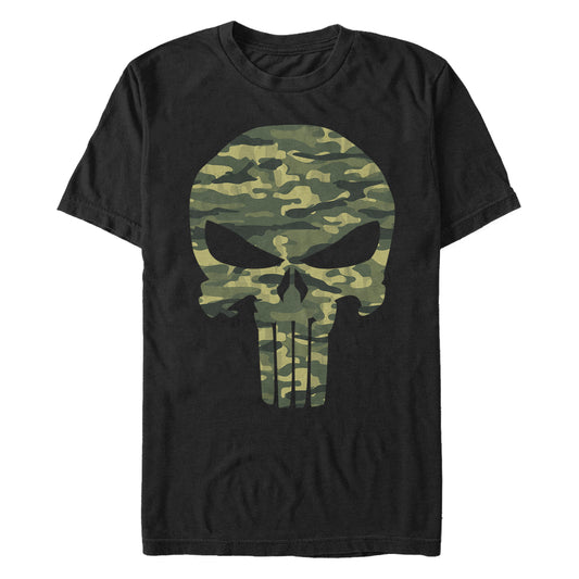 Men's Marvel Punisher Camoskull T-Shirt