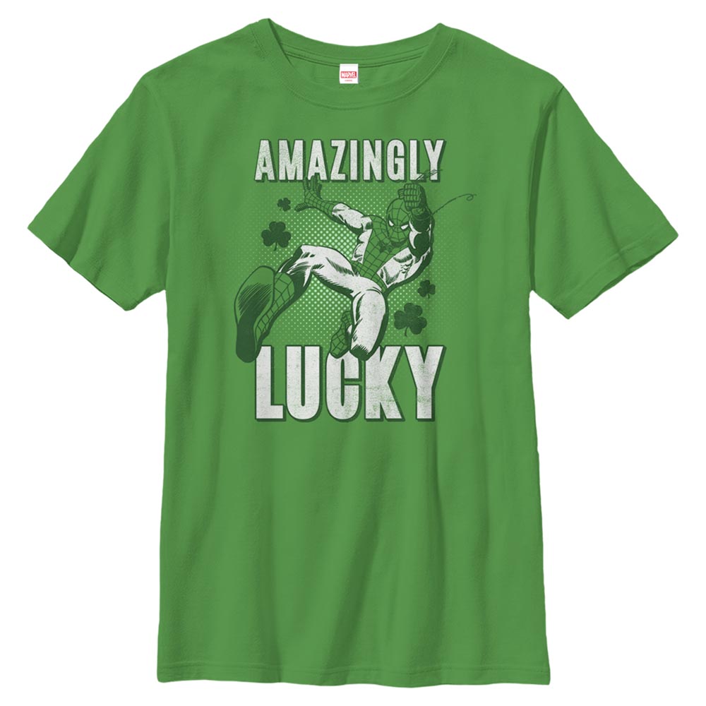 Boy's Marvel Amazingly Lucky T-Shirt