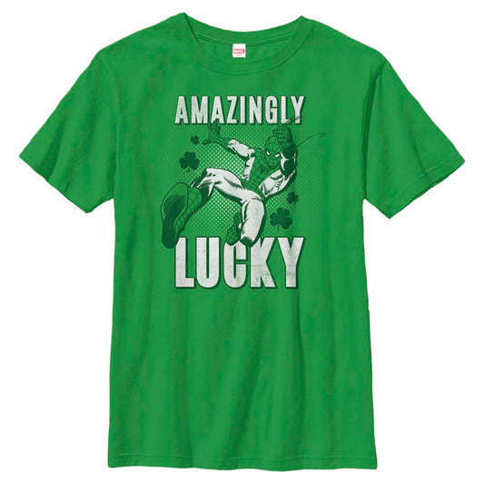 Boy's Marvel Amazingly Lucky T-Shirt