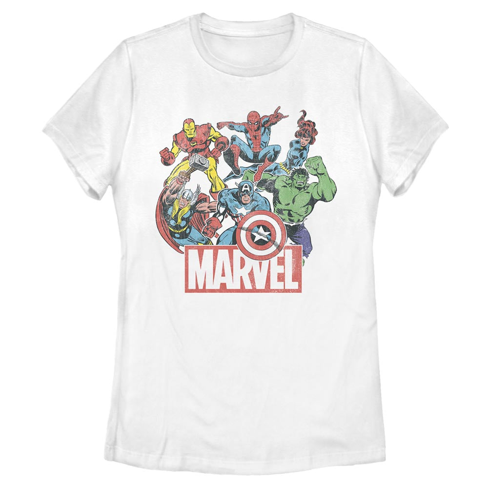 Women's Marvel Heroes Of Today T-Shirt