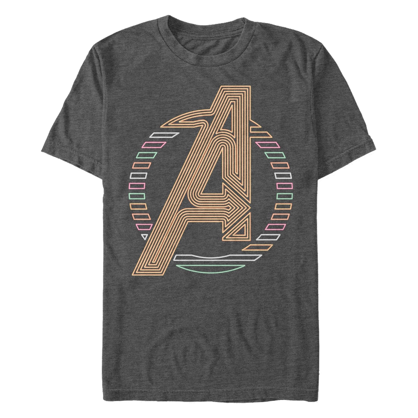 Men's Marvel Neon Avengers Icon T-Shirt