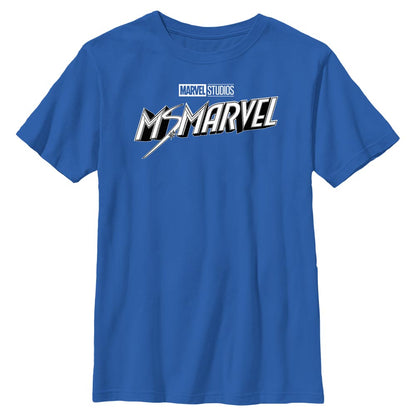 Boy's Marvel Black And White T-Shirt