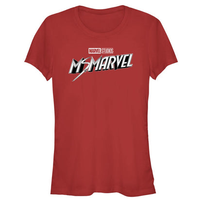 Junior's Marvel Black And White T-Shirt