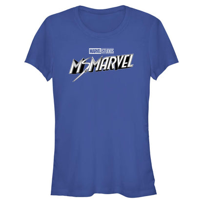 Junior's Marvel Black And White T-Shirt