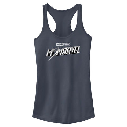 Junior's Marvel Black And White Tank Top
