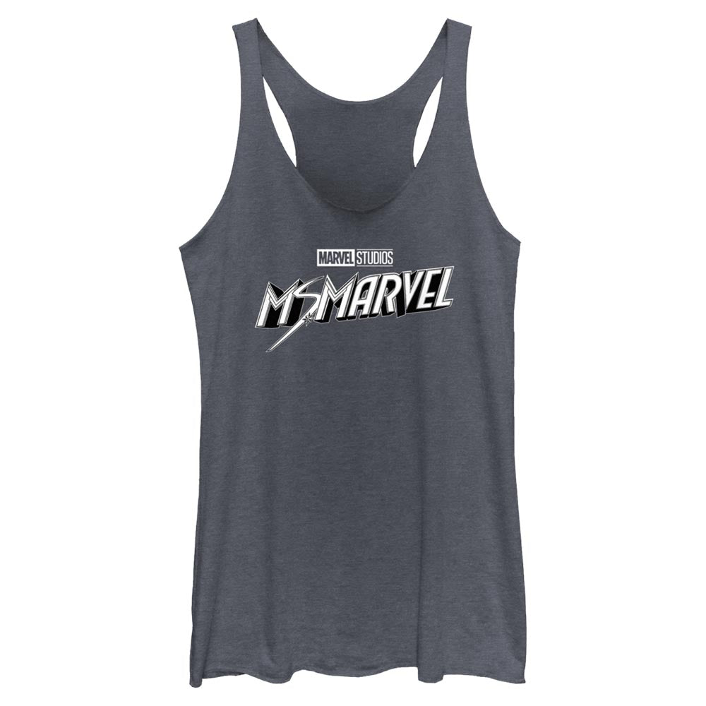 Junior's Marvel Black And White Tank Top