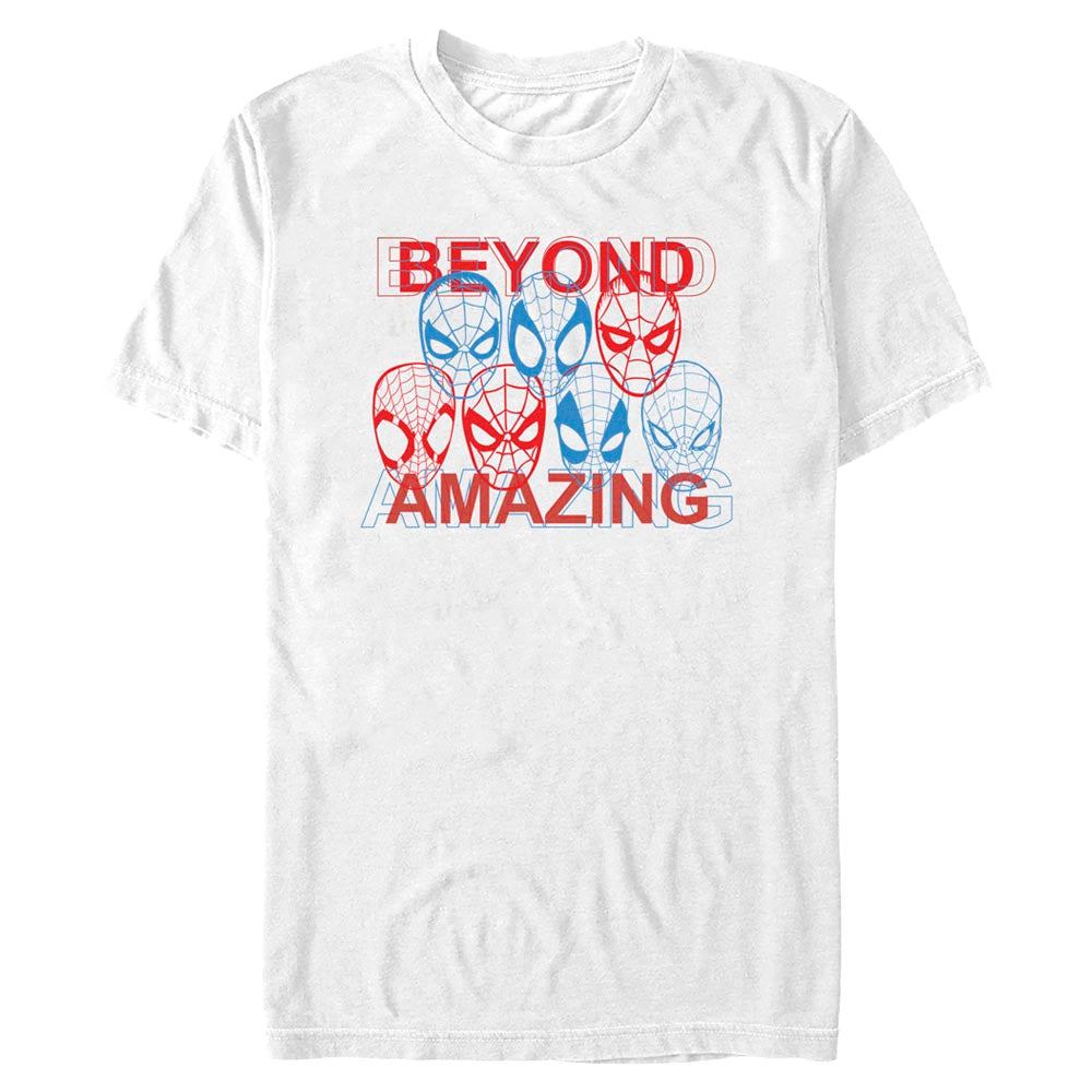 Men's Marvel Spidey Masks Amazing T-Shirt
