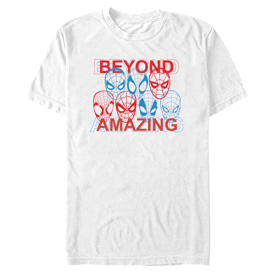 Men's Marvel Spidey Masks Amazing T-Shirt