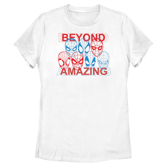 Women's Marvel Spidey Masks Amazing T-Shirt