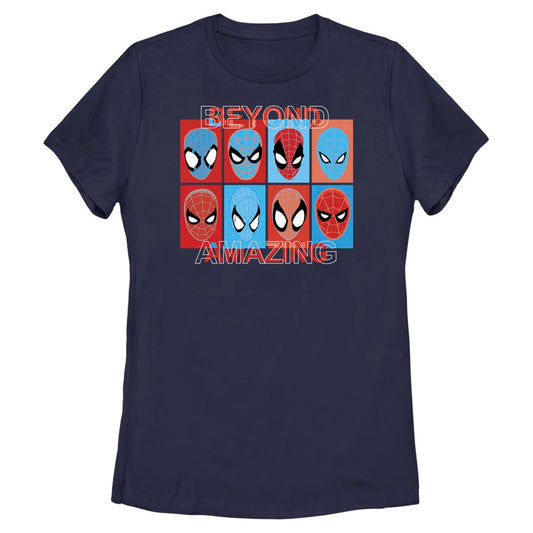Women's Marvel Spidey Squares Beyond T-Shirt