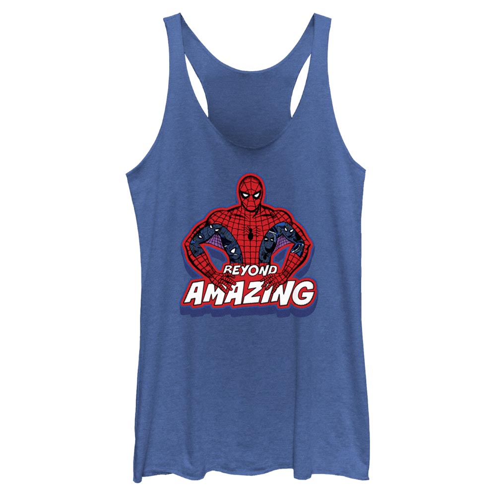 Junior's Marvel Spidey Pose Beyond Tank Top