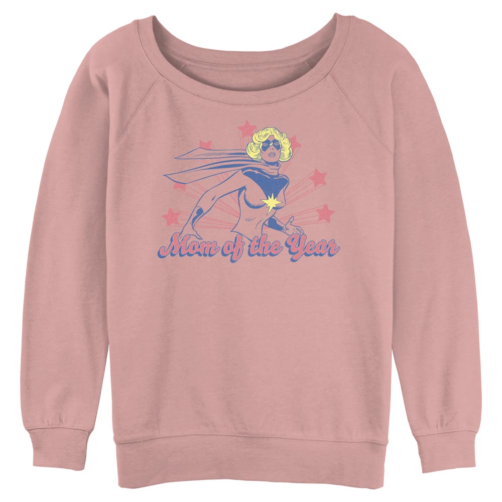 Junior's Marvel Mom Of The Year Raglan Pullover