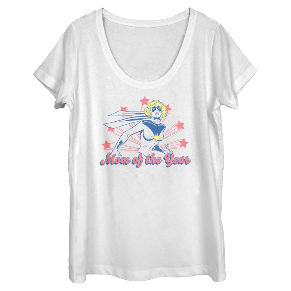 Women's Marvel Mom Of The Year Scoop Neck T-Shirt