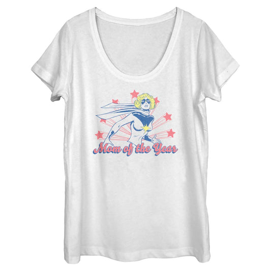 Women's Marvel Mom Of The Year Scoop Neck T-Shirt