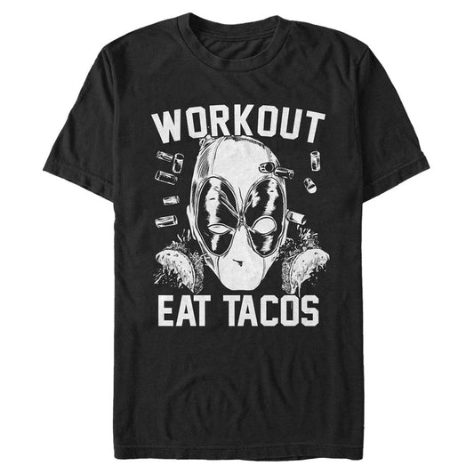 Men's Marvel Workout Tacos T-Shirt