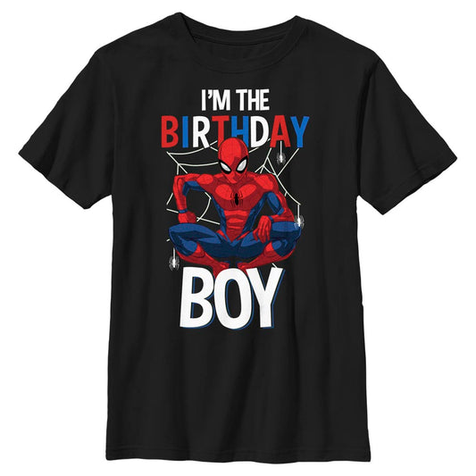 Boy's Marvel Birthday Spider T-Shirt