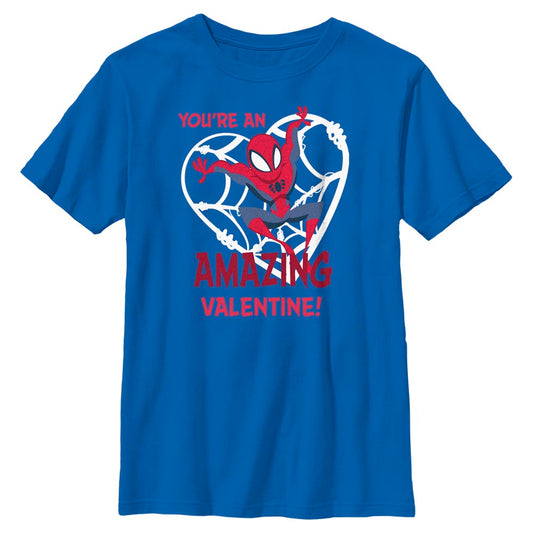 Boy's Marvel Amazing Valentine Spiderman T-Shirt