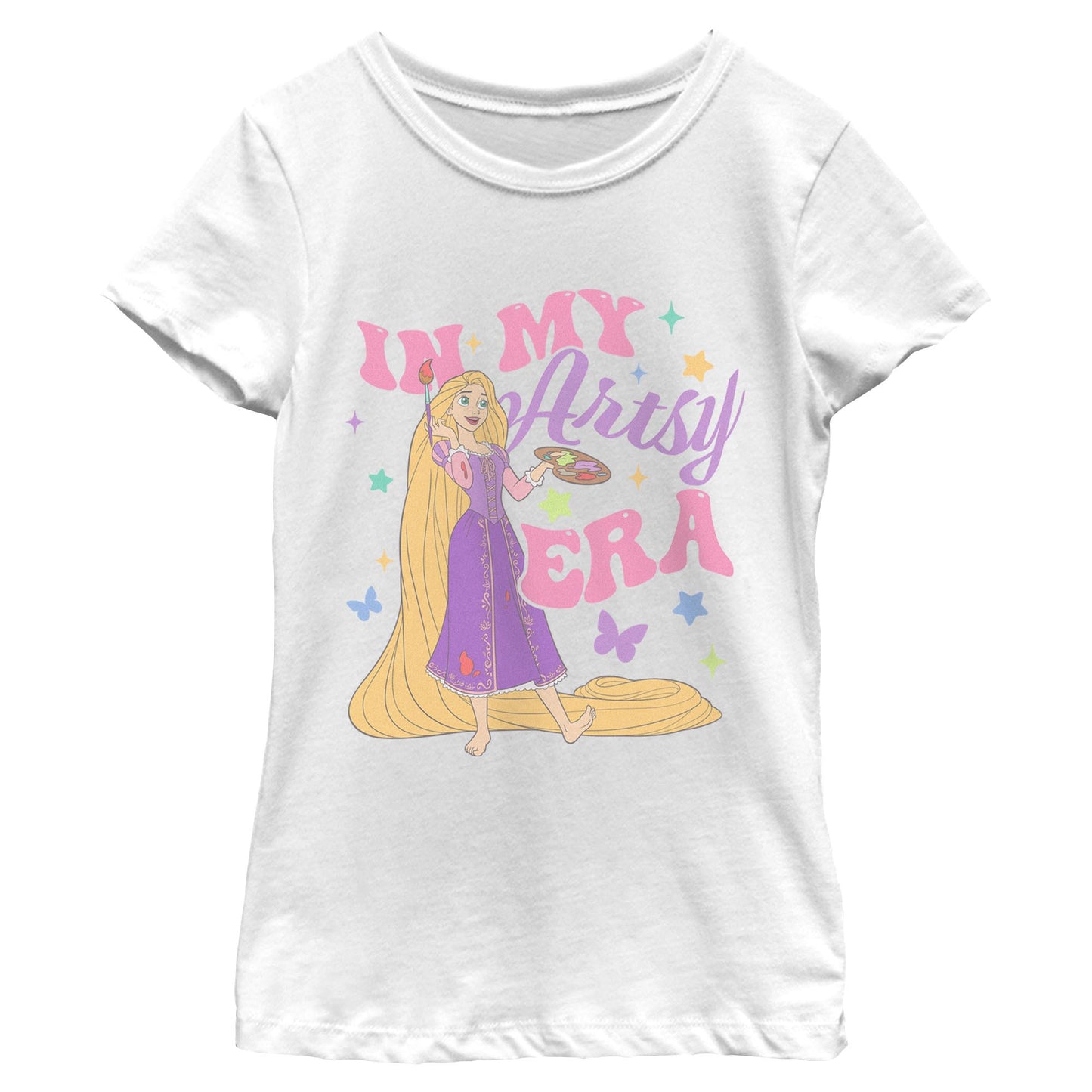 Girl's Disney In My Artsy Era Rapunzel T-Shirt