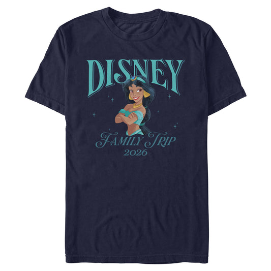 Men's Disney Jasmine Family Trip T-Shirt
