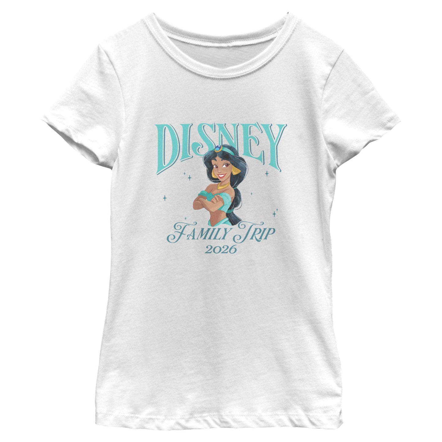 Girl's Disney Jasmine Family Trip T-Shirt