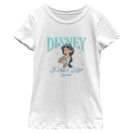 Girl's Disney Jasmine Family Trip T-Shirt