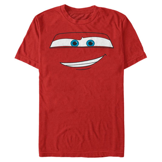 Men's Pixar Mcqueen Big Face T-Shirt